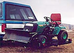 utility uses and transportation of commercial equipment with our Tilt-a-Rack ramp and trailer system.